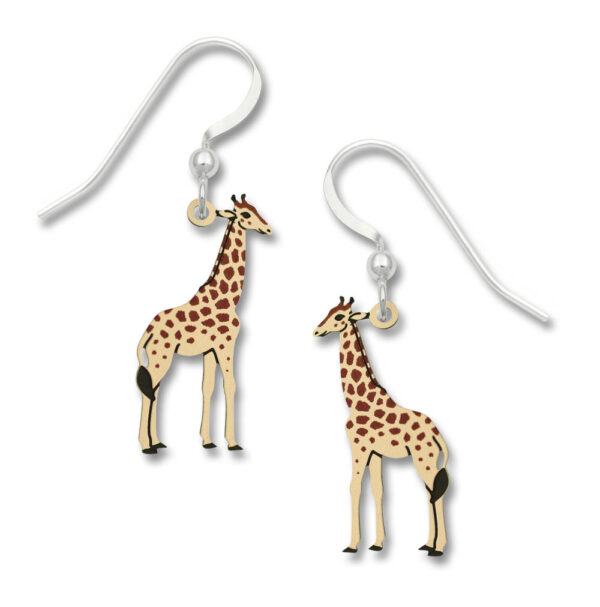 giraffe earrings by Sienna Sky for Left Hand Studios