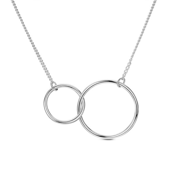 interlocking circles necklaces
