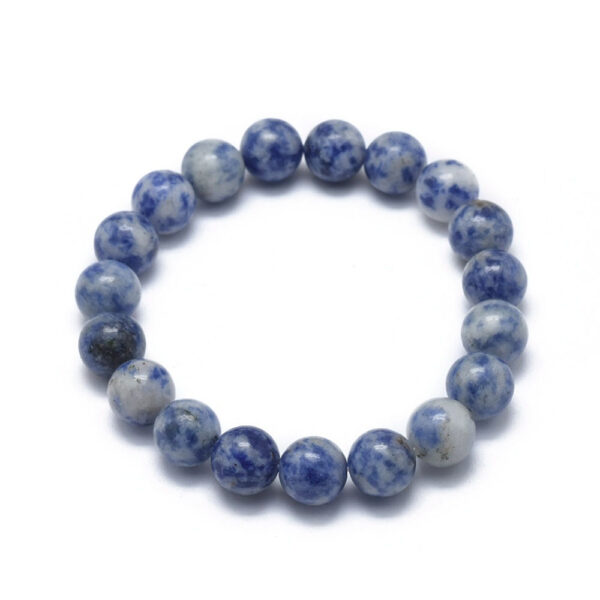 lapis lazuli gemstone stretch bracelet