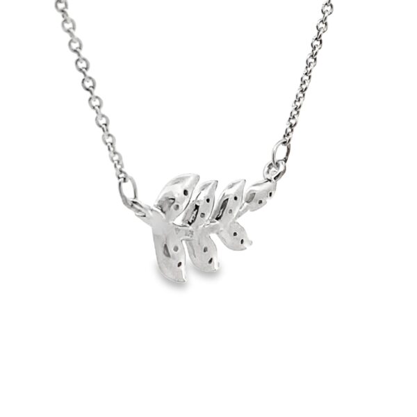 backside of leaf necklace