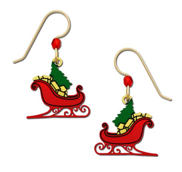 Christmas Sleigh earrings