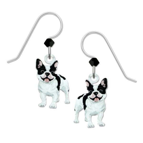 French bulldog earrings