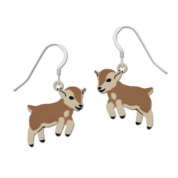 kid goat earrings by Sienna Sky for Left Hand Studios