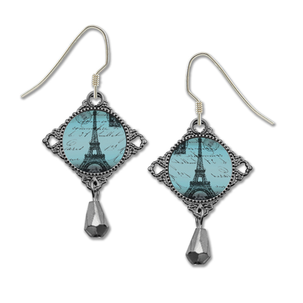 Eiffel Tower Earrings by Lemon Tree for Left Hand Studios