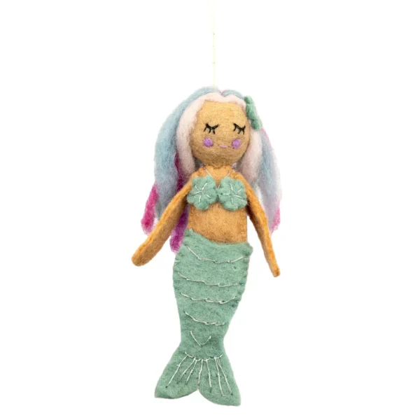 mermaid Christmas ornament