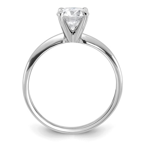 side view of engagement ring