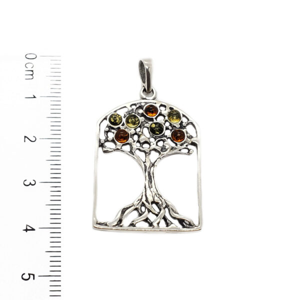 tree of life pendant with ruler