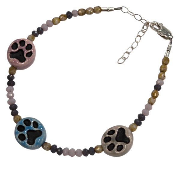 paw print bracelet