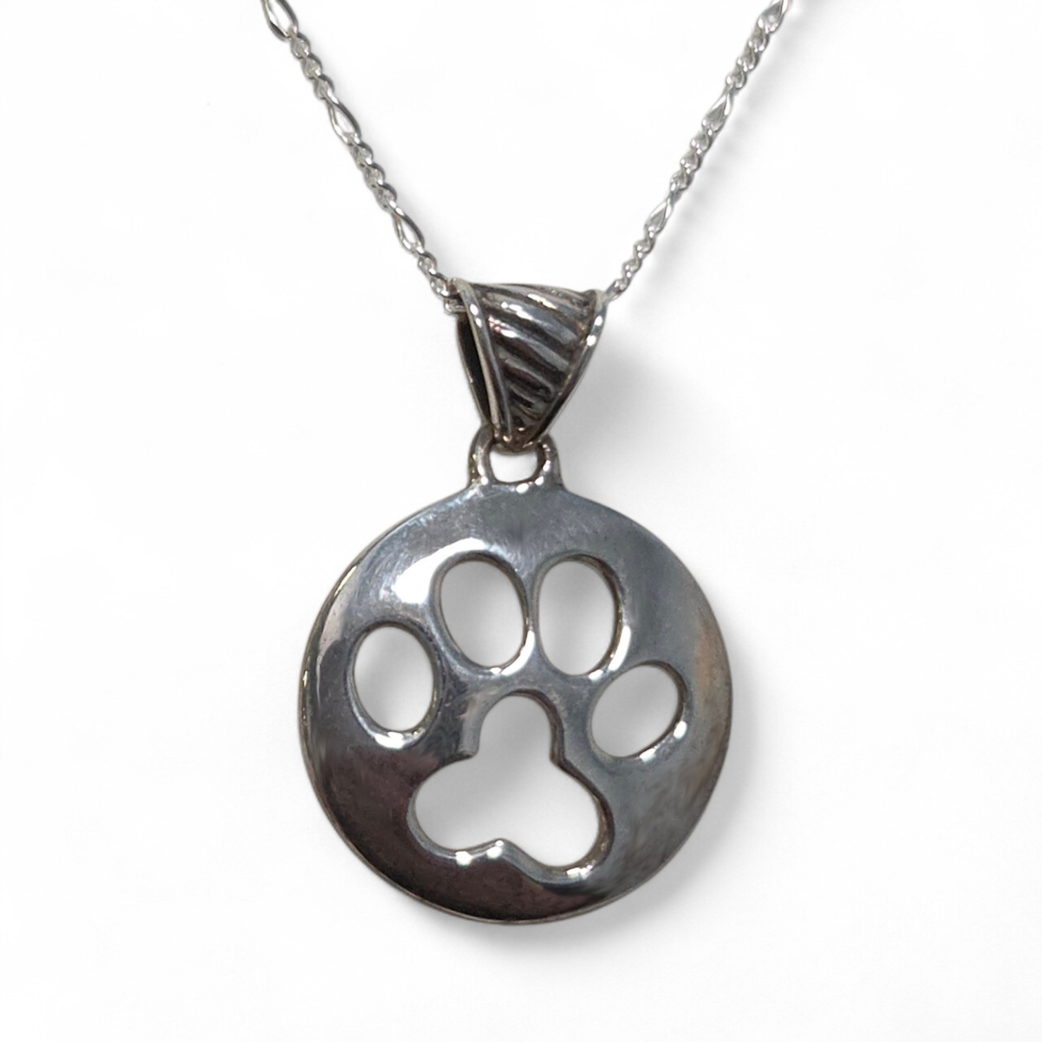 paw print necklace