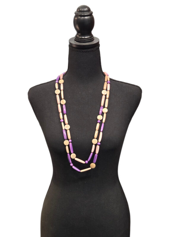 necklace on dressform