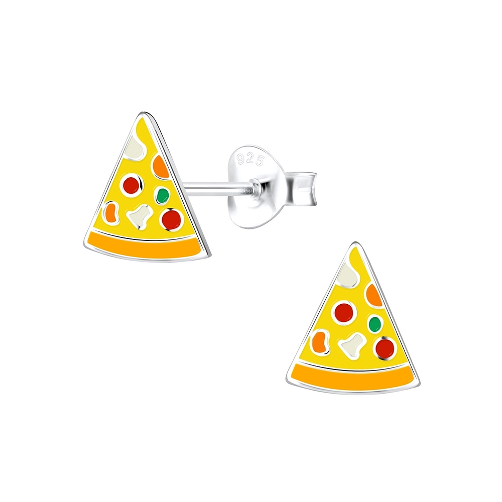 Pizza Slice stud earrings
