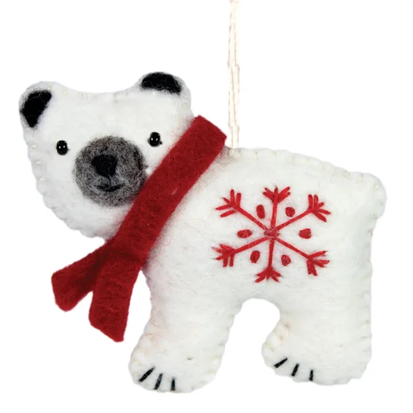 Polar Bear Christmas ornament