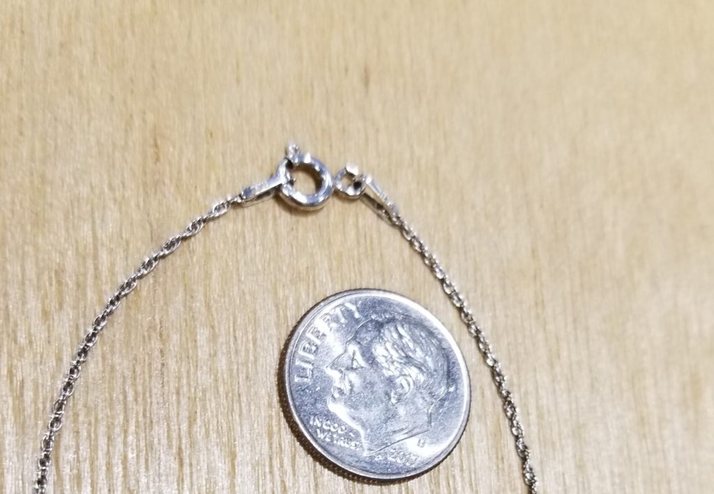 18 Inch Silver Rope Chain sterling silver 18 inch thin rope chain with spring ring clasp ...