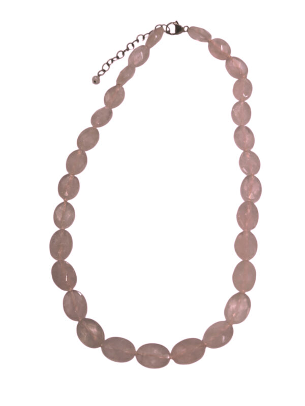 Rose quartz necklace