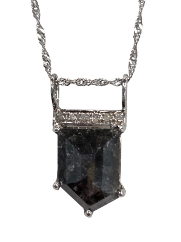 salt and pepper diamond necklace