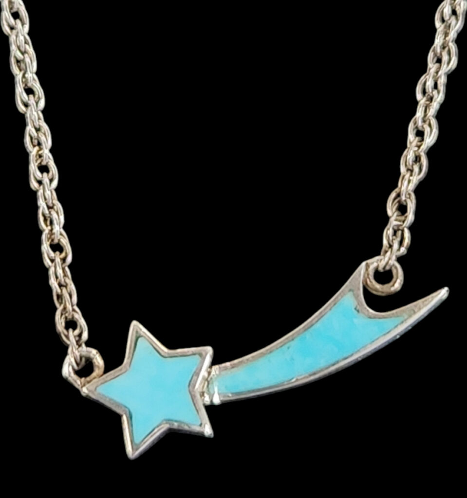 Turquoise Star Stone Necklace main image 1