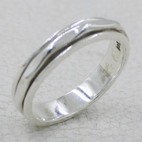 sterling silver spinner ring