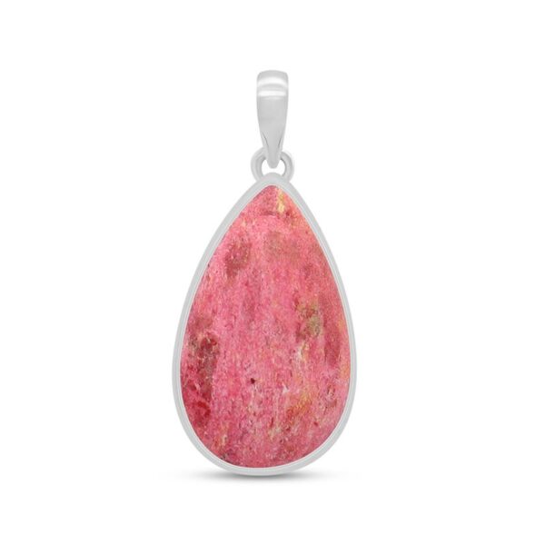 thulite and sterling silver pendant