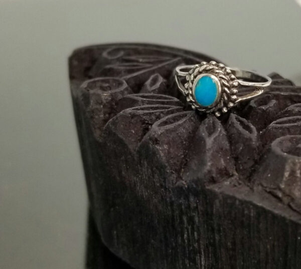 turquoise and sterling silver ring