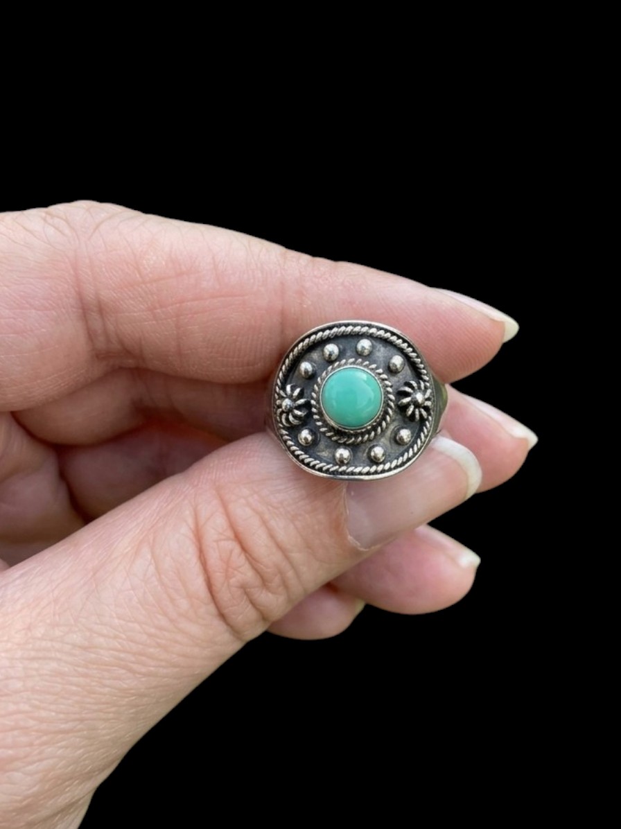 turquoise and sterling silver ring