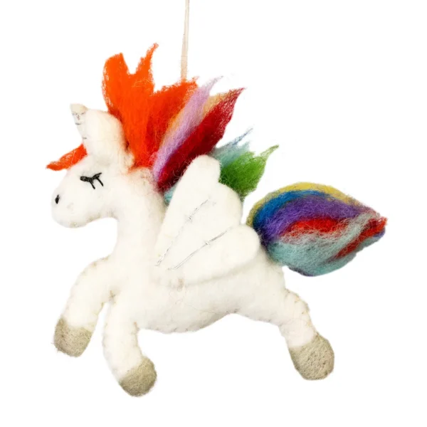 unicorn Christmas ornament