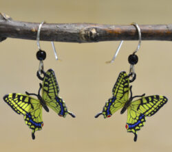 yellow swallowtail butterfly Sienna Sky earrings